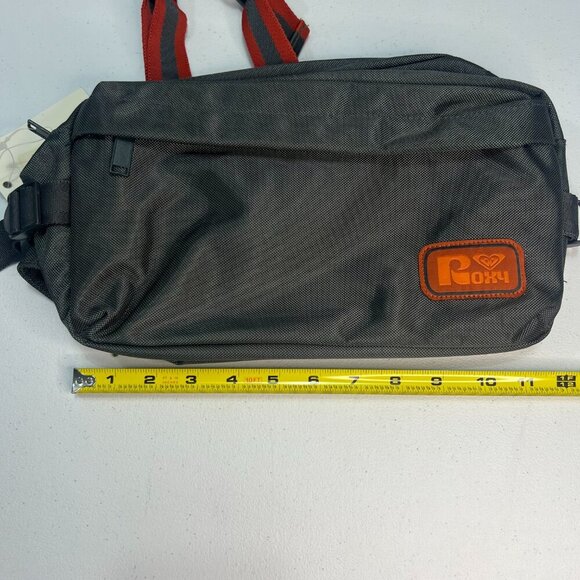 Roxy Belt Bag Grey Orange NWT Beach Y2K Festival Surfer Fanny Pack Summer - Picture 9 of 10